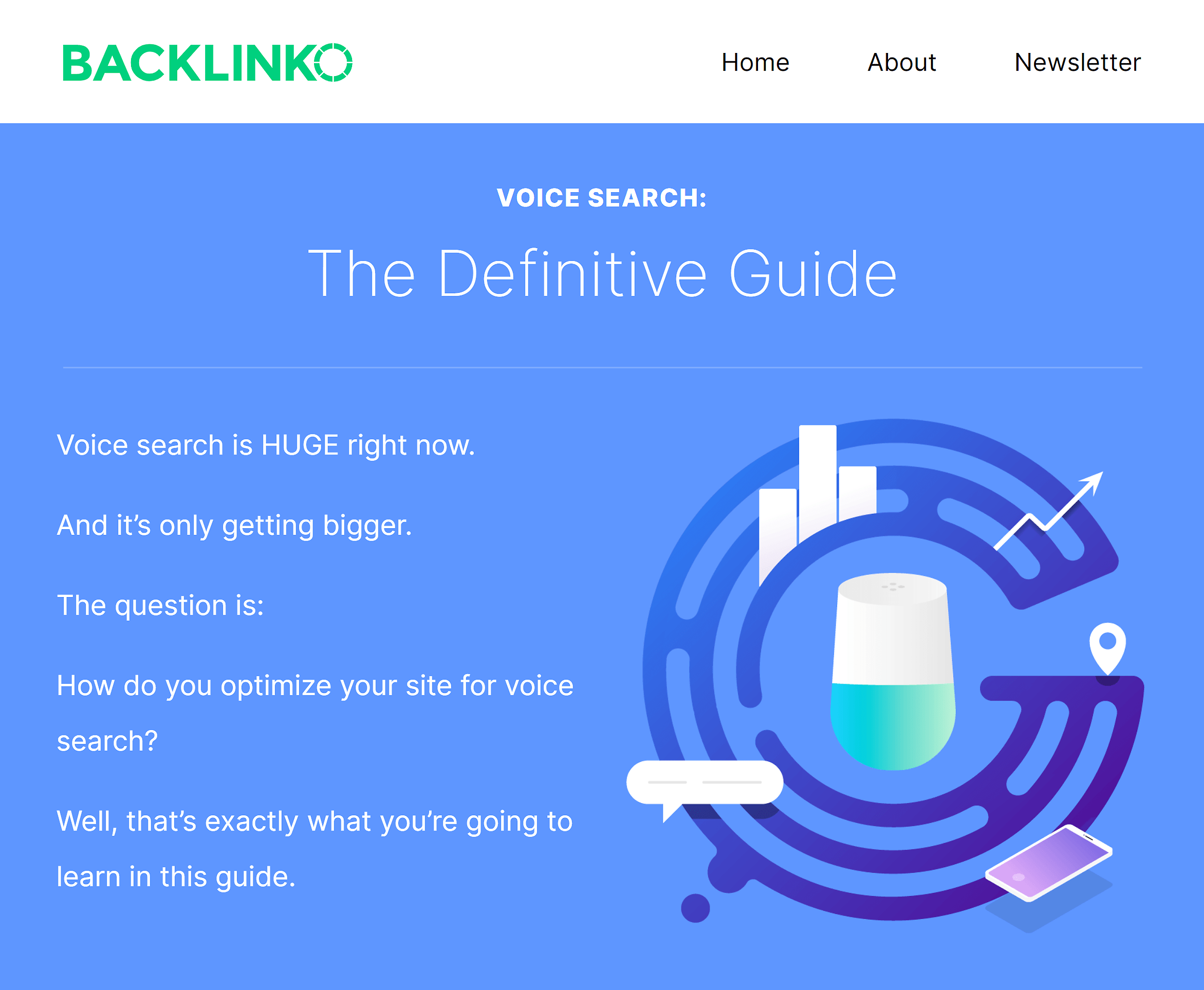 Backlinko &ndash; Optimize for voice search &ndash; Intro