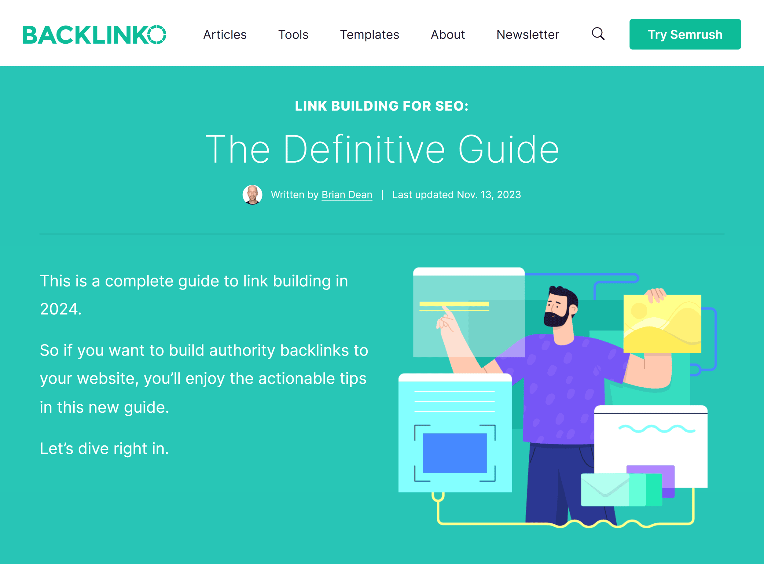 Backlinko &ndash; Link Building Guide