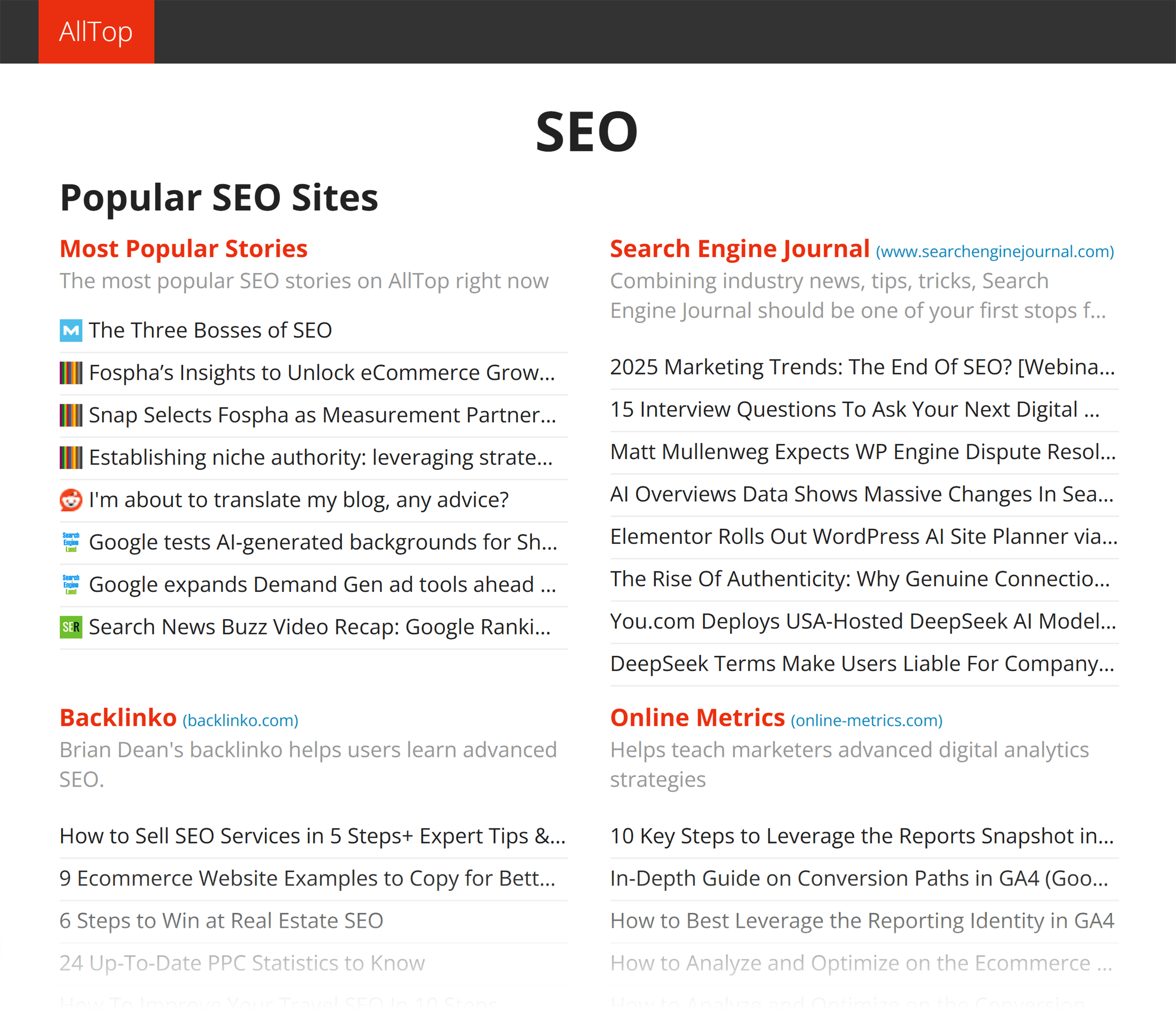 AllTop &ndash; SEO