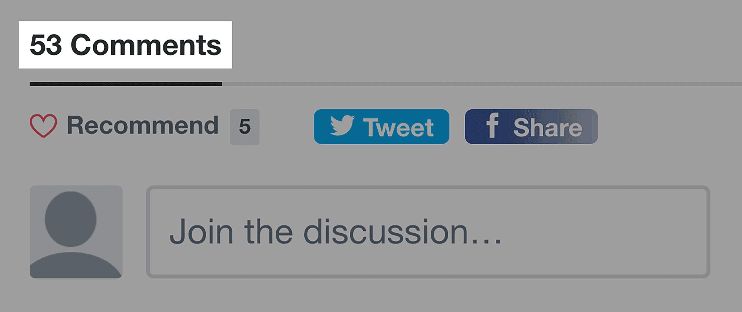 Blog with a lot of comments