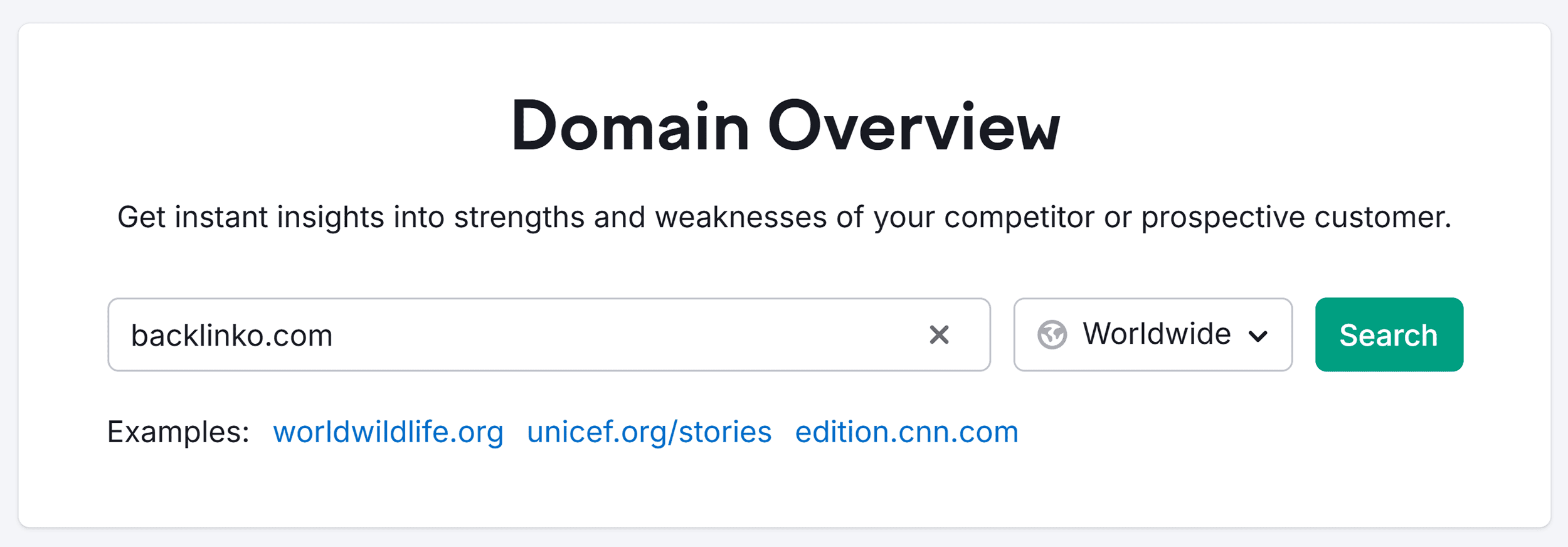 Domain Overview &ndash; Search &ndash; Backlinko