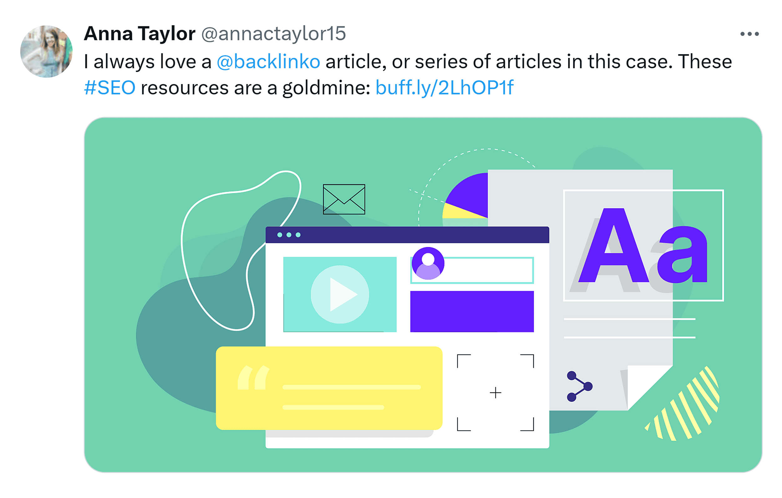 X &ndash; Anna Taylor &ndash; Tweet