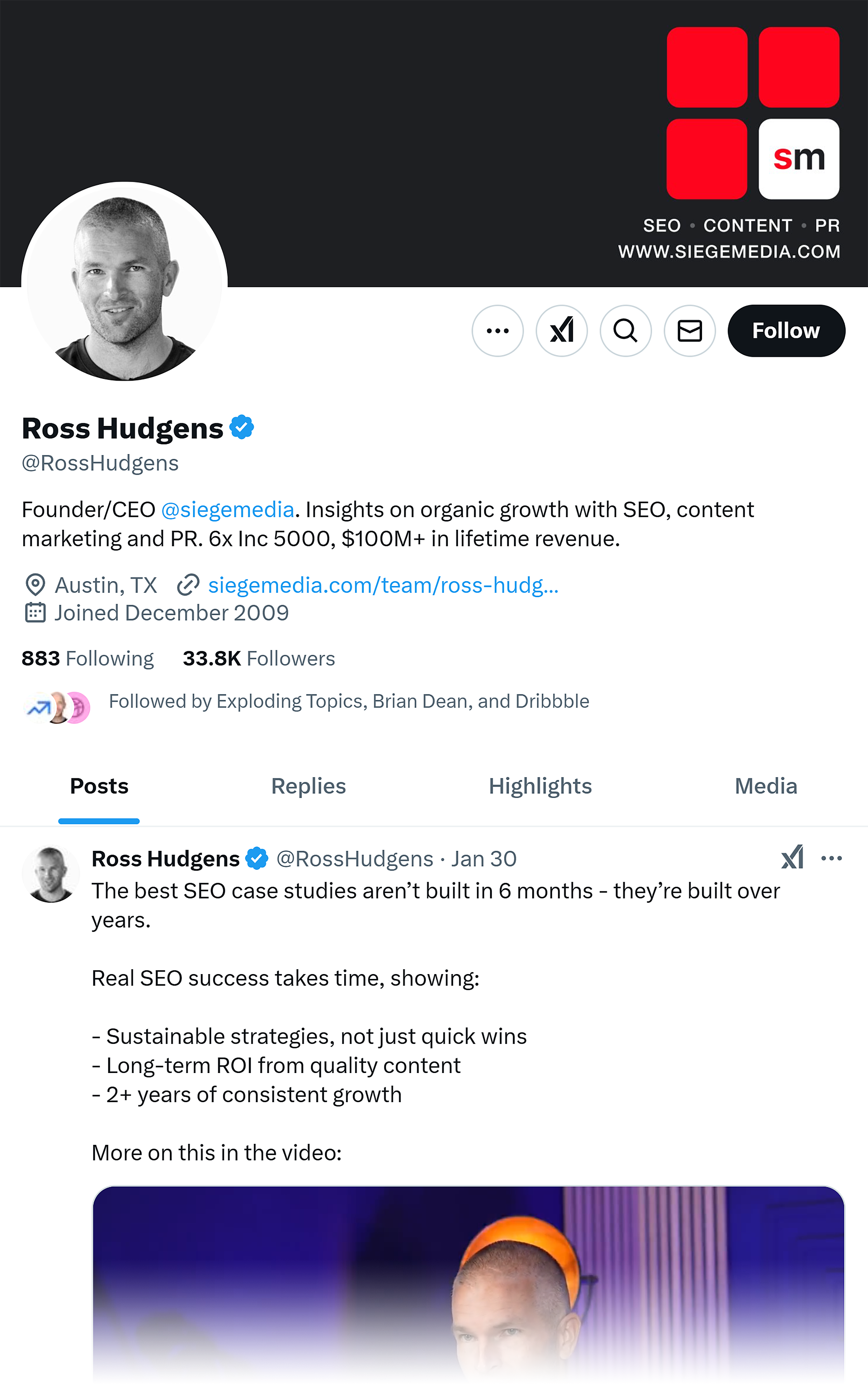 X &ndash; Ross Hudgens